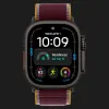 б/у Apple Watch Ultra 4 GPS + LTE 49mm Black Titanium Case with Burgundy Trail Loop - M/L (MJC44) (Як Новий)