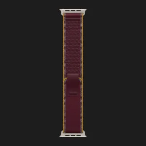 Apple Watch Ultra 4 GPS + LTE, 49mm Natural Titanium Case with Burgundy Trail Loop - M/L (MJCR4+MK8H4)