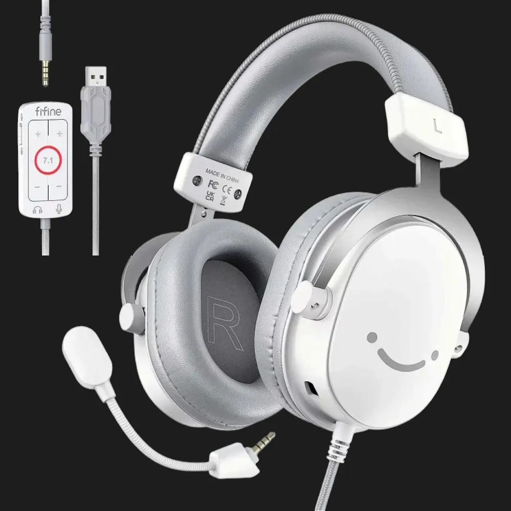 Ігрова гарнітура Fifine H9W (White)