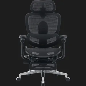 Кресло Sihoo C500 V2 (Black) +подставка для ног (C500-V2-B101-JT) в Берегово