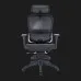 Кресло эргономичное Sihoo (B100-B101-JT) (Mesh Black) +подставка для ног
