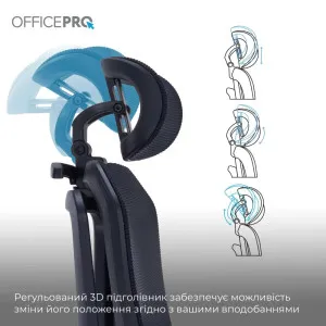 Кресло OfficePro Unity (OC710B) (Black) в Берегово