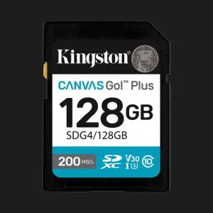 Карта пам'яті Kingston Canvas Go! Plus SDXC 128Gb UHS-1 U3 V30 (SDG4/128GB) в Камʼянському