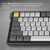 Беспроводная мембранная клавиатура Ajazz AF82 (AF82-BW) (UA)