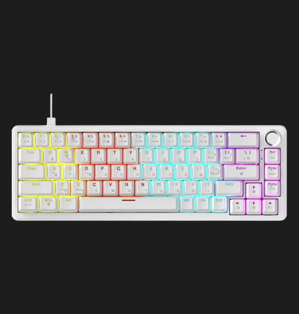 Клавіатура Ajazz AK690 Peach Mist Switch (AK690-PM-W) (UA)