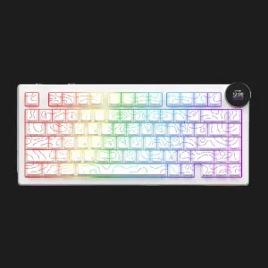 Клавиатура Ajazz AK820 V2 White Peach Switch (AK820-V2-WP-S-W) (UA)