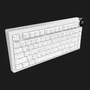 Клавиатура Ajazz AK820 V2 White Peach Switch (AK820-V2-WP-S-W) (UA)