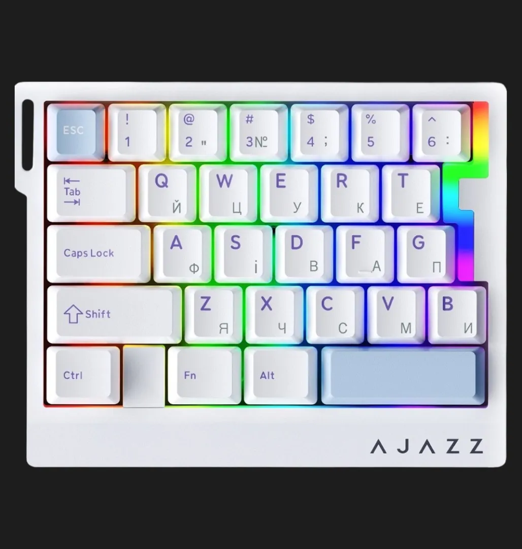 Клавіатура Ajazz AK029 Ice lsland Magnetic Switch (AK029-I-WB) (UA)