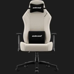 Кресло игровое Anda Seat Luna Size L (Ivory Fabric) (UA)