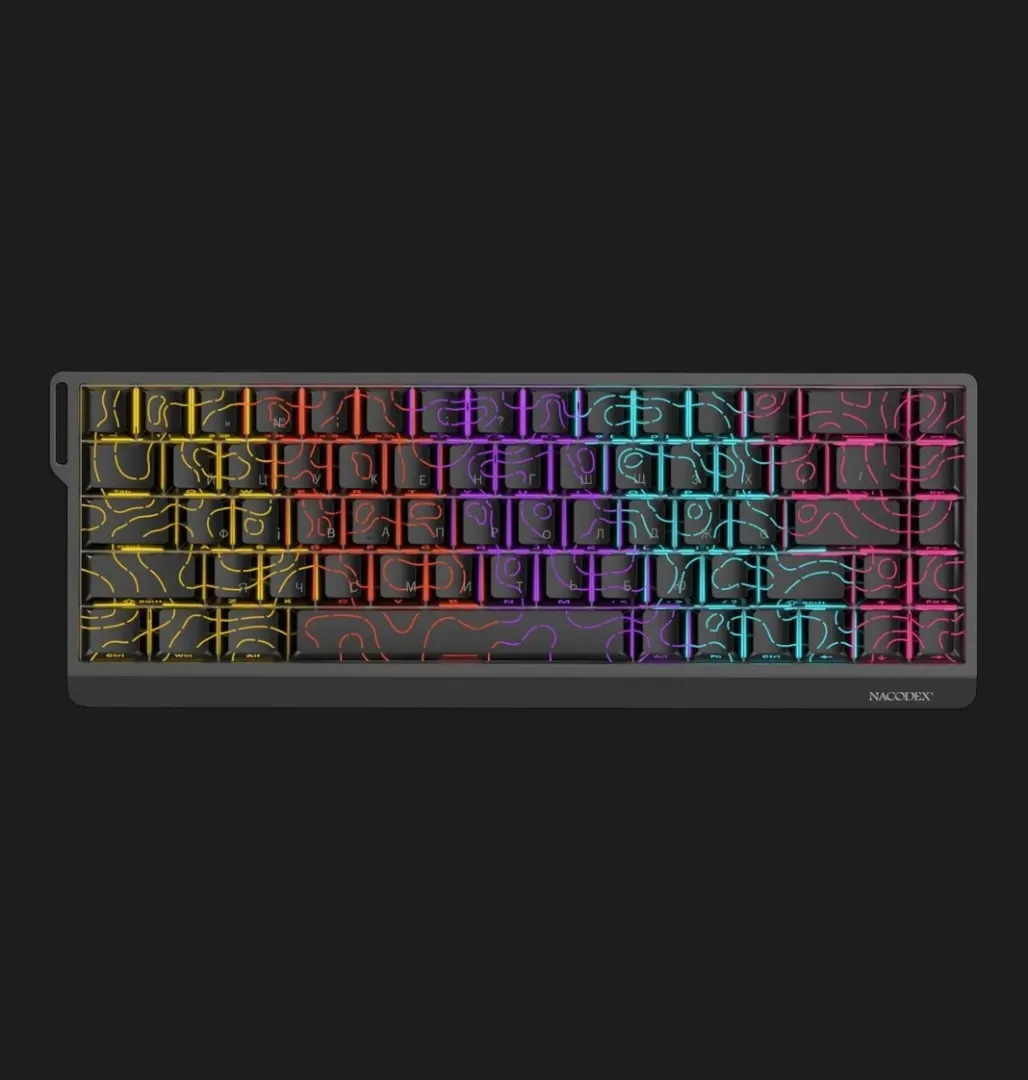 Клавіатура Ajazz NK68 V2 Red Switch (NK68-V2-R-S-B) (UA)
