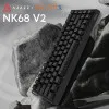 Клавиатура Ajazz NK68 V2 Red Switch (NK68-V2-R-S-B) (UA)