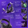 Бездротова ігрова гарнітура Proove Gaming Rage (APP) (Black/Purple) (UA)