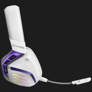 Бездротова ігрова гарнітура Proove Gaming Rage (APP) (White/Purple) (UA) в Берегові