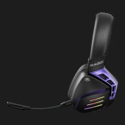 Беспроводная игровая гарнитура Proove Gaming Rage (APP) (Black/Purple) (UA)