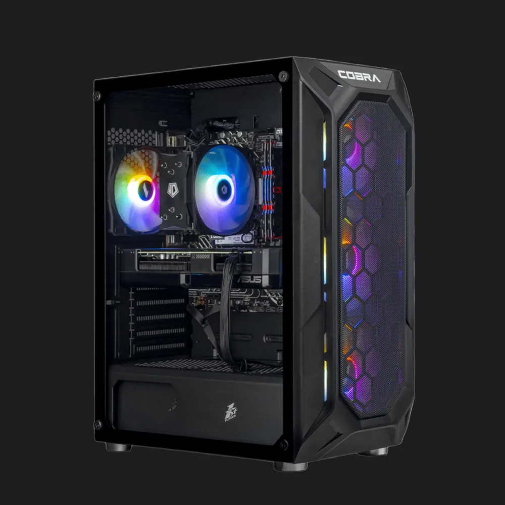 Комп'ютер COBRA Advanced (Ryzen 5 5500/16GB/2TB (SSD)RX 9070) (A55.16.S20.97.22484) (Black)