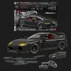 Колекційна машинка-конструктор Mattel Brick Shop Elite Toyota Supra 94 MKIV (JKG40)