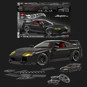 Колекційна машинка-конструктор Mattel Brick Shop Elite Toyota Supra 94 MKIV (JKG40)