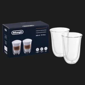 Набор стаканов DeLonghi DLSC312 LATTEMACCHIATO (2 шт)