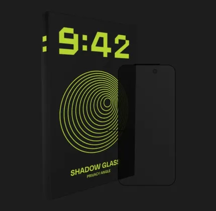 Захисне скло 9:42 Shadow для iPhone 16/15/14 Pro