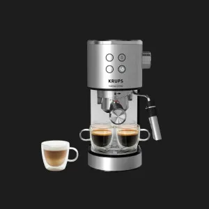 Ріжкова кавоварка Krups Virtuoso+ Tamping System XP499EE0 (Stainless Steel) в Бердичеві