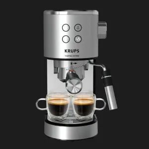 Ріжкова кавоварка Krups Virtuoso+ Tamping System XP499EE0 (Stainless Steel) в Бердичеві