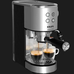 Ріжкова кавоварка Krups Virtuoso+ Tamping System XP499EE0 (Stainless Steel) в Бердичеві