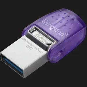 Флеш-накопичувач Kingston DataTraveler microDuo 3C USB 3.2/Type-C 64GB в Дубно