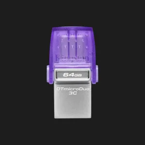 Флеш-накопичувач Kingston DataTraveler microDuo 3C USB 3.2/Type-C 64GB в Дубно