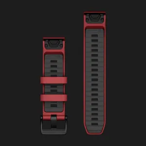 Ремінець Garmin QuickFit 22 мм (Marsala/Graphite)