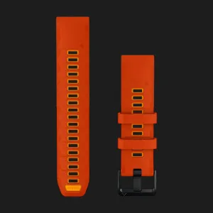 Ремінець Garmin QuickFit 22 Silicone Band (Autumn Orange/Spark Orange)