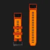 Ремінець Garmin QuickFit 22 Silicone Band (Autumn Orange/Spark Orange)