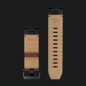 Ремінець Garmin QuickFit 26 Leather Band (Walnut)