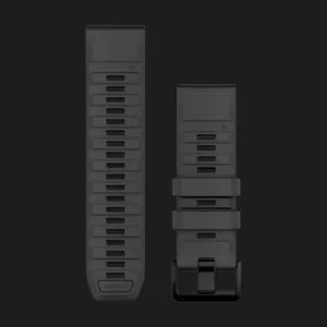 Ремінець Garmin 26 mm QuickFit (Graphite) Silicone (010-13393-07)