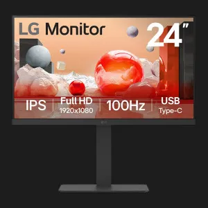 Монітор LG 23.8" IPS 100Hz 24BA650-B (UA)