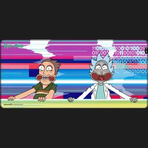 Килимок для миші Warner Bros RICK AND MORTY Glitched (Рік і Морті) XL