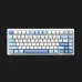 Клавіатура MCHOSE G75 Pro Cabbage Tofu V2 USB-A/WL/BT RGB (Blue) (G75-4A)