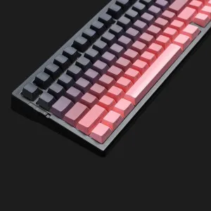 Клавиатура MCHOSE G75 Pro Matcha Latte USB-A/WL/BT RGB (Black Pink) (G75-16A)