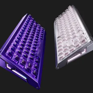 Клавиатура MCHOSE Ace 68 GT Hall Effect Mount Tai Pink 16K USB-A RGB (Aero Silver) (HW-ACE68GT-2)