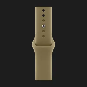 Apple Watch Series 12 GPS, 46mm Dark Bronze Aluminum Case with Olive Sport Band (M/L) (MJEU4)