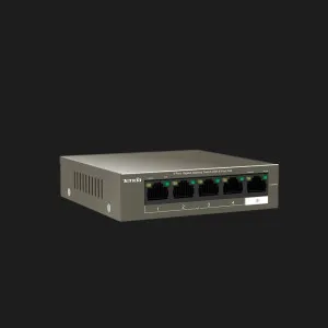 Комутатор Tenda TEG1105P-4-63W (Gray)
