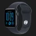 Apple Watch SE 3 GPS, 44mm Midnight Aluminum Case with Navy Blue Sport Band (S/M) (2026)
