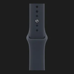 Apple Watch SE 3 GPS, 44mm Midnight Aluminum Case with Navy Blue Sport Band (S/M) (2026)