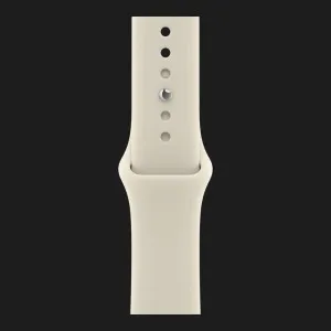 Apple Watch SE 3 GPS, 44mm Starlight Aluminum Case with Sand Sport Band (S/M) (2026)