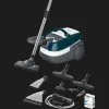 Пылесос моющий с аквафильтром Bosch BWD41720 (Turquoise)
