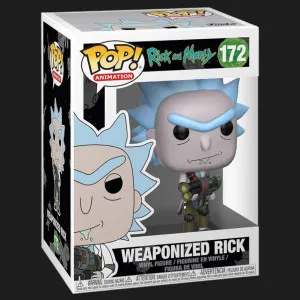 Фигурка Funko Pop! серии Rick & Morty — Вооруженный Рик (12439-PX-1QW)