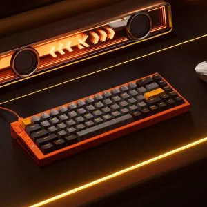 Клавиатура магнитная MCHOSE Ace 68 Turbo Hall Effect Mount Tai Magnetic 16K USB-A RGB (Galaxy Orange) (HW-ACE68TURBO-9)