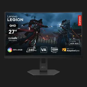 Монітор Lenovo 27" Legion 27Q-2c VA 240Hz 67EFGAC1UA (UA) в Камʼянському