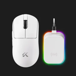 Миша MCHOSE A7 V2 Ultra Plus USB-A/WL/BT 8k (White) (HW-A7V2-10) в Камʼянському