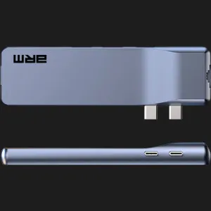 Хаб USB-C ArmorStandart for MacBook M-Series HD4K+LAN+PD+3USB+TF/SD (Gray) в Одессе