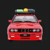Автомодель Bburago BMW M3 Eurotrek 1988 (Red) (18-23014)